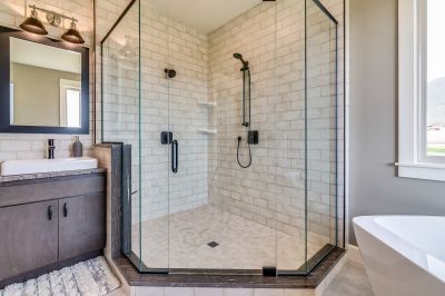 Tile Patterned Shower Floor
